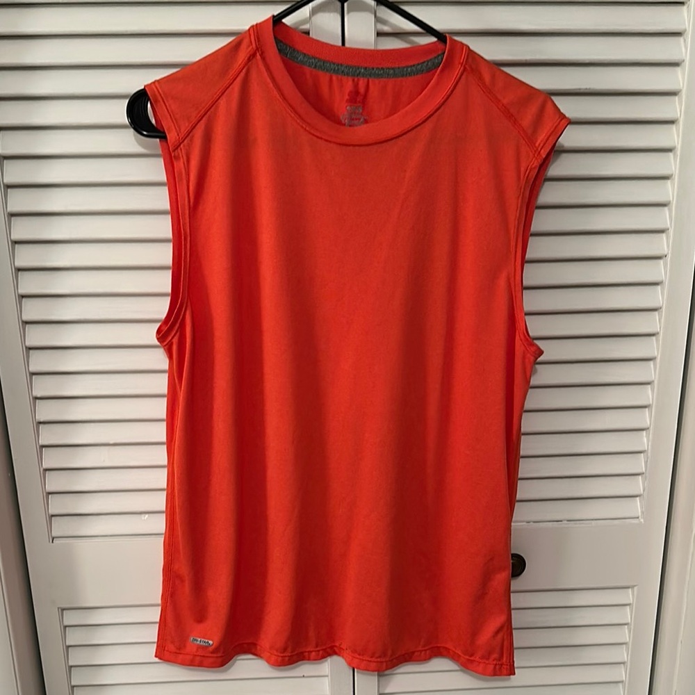 Sleeveless Orange Top